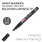 Permanent Oil-Based Paint Markers, Expert of Rock Painting, 8 Colors. Permanent Ink & Waterproof, Works on Rock, Wood, Glass, Metal, Ceramic and more (8 Regular Colors Fine Point)
